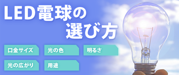 LED電球の選び方