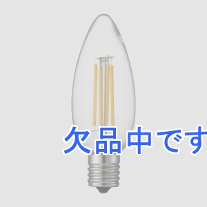 YAZAWA(ヤザワ) フィラメントLED 40W C32 シャンデリア形 E17 クリア  LDC4LG32E17C