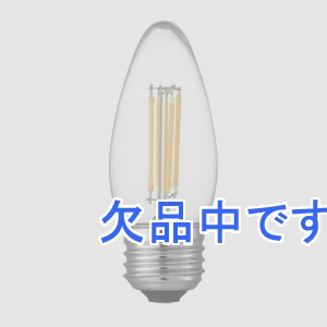 YAZAWA(ヤザワ) フィラメントLED 40W C36 シャンデリア形 E26 クリア  LDC4LG36C