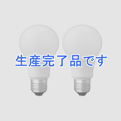 三菱ケミカルメディア 【生産完了】LED電球 一般電球形 40W相当 広配光タイプ 電球色 口金E26 密閉器具対応 2個入  LDA4L-G/LCV3×2