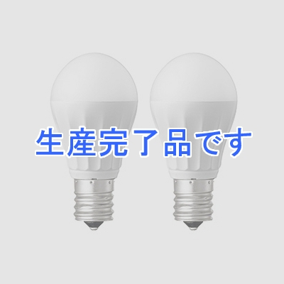 三菱ケミカルメディア LED電球 小形電球形 40W相当 広配光タイプ 電球色 口金E17 密閉器具・断熱施工器具対応 2個入  LDA4L-E17-G/LCV1×2