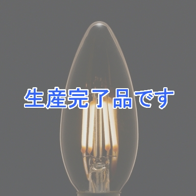 YAZAWA(ヤザワ) 【生産終了】LED電球 C32シャンデリア形 クリアタイプ 25W形相当 電球色 口金E12  LDC2LG32E12C