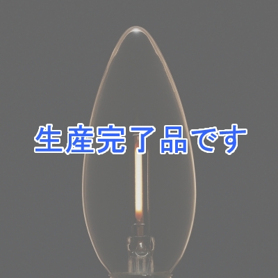 YAZAWA(ヤザワ) 【生産終了】LED電球 C32シャンデリア形 クリアタイプ 10W形相当 電球色 口金E12  LDC1LG32E12C