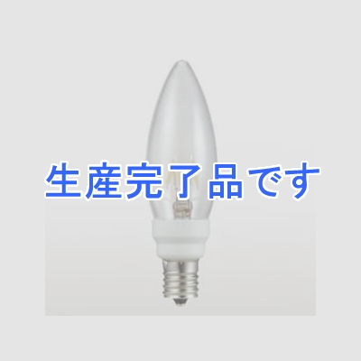 ウシオライティング LED電球 シャンデリア形 全光束:50lm 白熱球10W相当 口金:E17 直径:32mm  LDC1L-G-E17/8/27/3