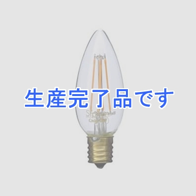 ビートソニック 【生産完了】LED電球 《Siphon》 シャンデリア形 25W相当 全光束220lm 暖系電球色 E17口金 調光器対応  LDF28A