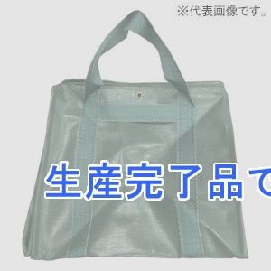 ユタカメイク 【生産完了】自立式作業袋 フートンタイプ 防水加工タイプ 580mm立方タイプ 容量180L 縁4箇所ハトメ付  WT-11