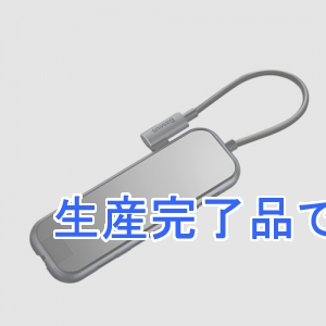 BASEUS(ベースアス) マルチ変換ハブアダプター Type-C用 USB×3/HDMI/RJ45/PD ダークグレー  DCAHUBDZ0G