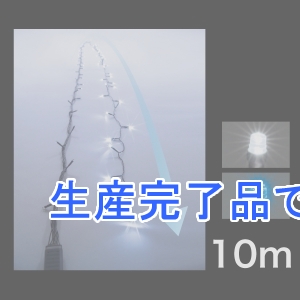 ジェフコム 【生産終了品】LEDストリングフォール 長さ10m 白・青  SJ-S05-10WB