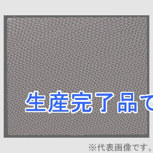 テラモト 【生産終了品】屋外マット 《スーパーダスピット》 ふちなしタイプ 120?×6m 茶  MR-133-058-4