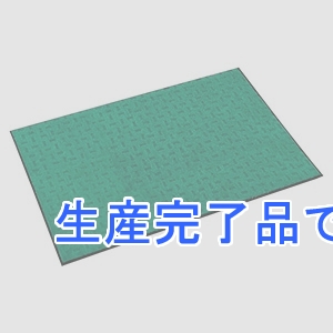 テラモト 【生産完了品】【受注生産品】雨天用マット 《エコレイン》 NBR製タイプ 900×1500mm グリーン  MR-026-046-1