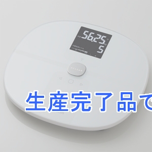 ELECOM(エレコム) 体組成計 ≪ECLEAR≫ Wi-Fi通信機能搭載 体重・内臓脂肪レベル・体脂肪率・BMI・骨格筋率・骨量・基礎代謝 ホワイト  HCS-WFS01WH