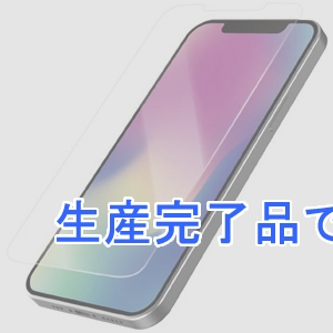 ELECOM 強化ガラスフィルム iPhone12 mini用 ブルーライトカットタイプ 高光沢タイプ  PM-A20AFLGGBL