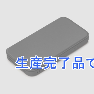 PGA 【生産完了】iPhone 13用 ガラスフリップケース ブラック  PG-21KGF01BK