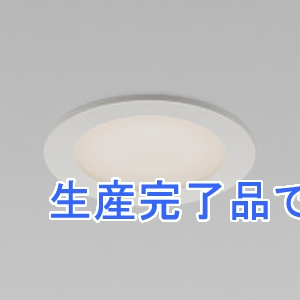 コイズミ照明 【生産完了】LEDベースダウンライト 棚下用 JR12V20W相当 埋込穴φ75mm 配光角60° 非調光 電球色(2700K) 白 電源内蔵  XD49501L