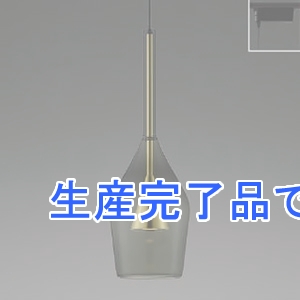 コイズミ照明 【生産完了】LED一体型ペンダントライト 《S-glass》 プラグタイプ 白熱球60W相当 調光 電球色 高さ330mm  AP51136