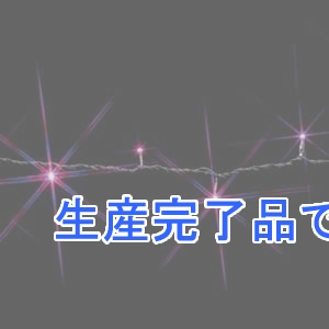 ジェフコム 【生産終了品】LEDストリングフォール 連結タイプ 組立式 5mタイプ LED×47個 屋外用 ピンク  SJ-S05-05PP