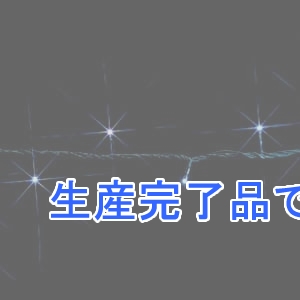 ジェフコム 【生産終了品】LEDストリングフォール 連結タイプ 組立式 10mタイプ LED×97個 屋外用 白  SJ-S05-10WW