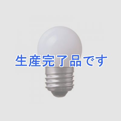 YAZAWA(ヤザワ) 【生産終了】G40形LEDランプ 電球色 E26口金 ガラスホワイト  LDG2LG40W