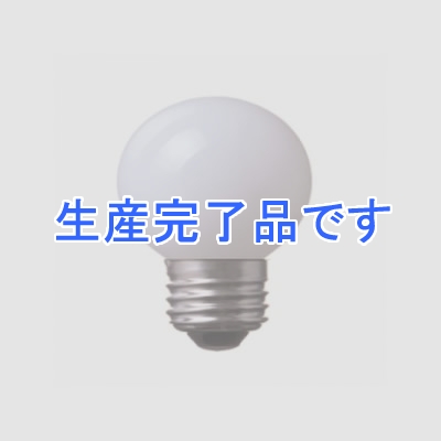 YAZAWA(ヤザワ) 【生産終了】G50形LEDランプ 電球色 E26口金 ガラスホワイト  LDG2LG50W