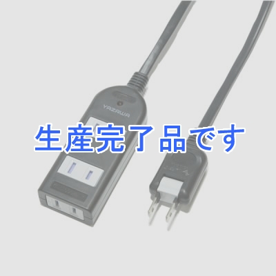 YAZAWA(ヤザワ) 【生産終了】ノイズフィルター付きAVタップ 3個口 1m  HKNS301BK