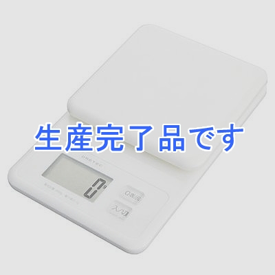 ドリテック デジタルスケール「ホイップ」1kg  KS-147WT