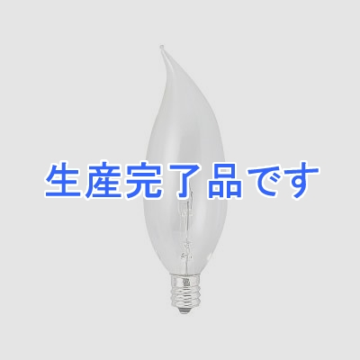 YAZAWA(ヤザワ) 【生産終了】曲りシャンデリア球 E12 25W クリア  CM321225C