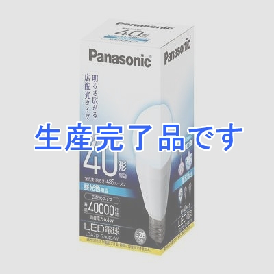 パナソニック EVERLEDS 昼光色:広配光タイプ:電球40W形相当  LDA7DGK40W