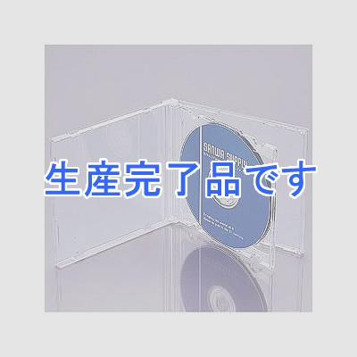 サンワサプライ DVD・CDプラケース(2枚収納・クリア・2枚セット)  FCD-2L