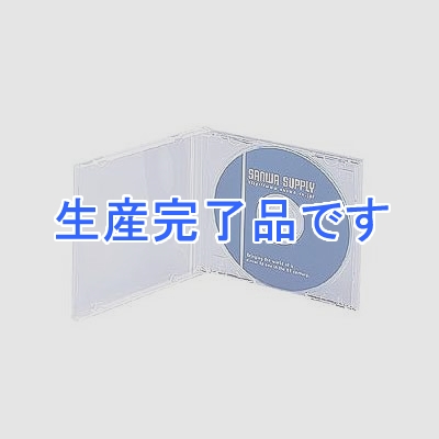 サンワサプライ DVD・CDプラケース(1枚収納・クリア・10枚セット)  FCD-N10C