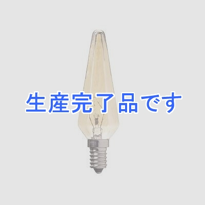 YAZAWA(ヤザワ) 【生産終了】クリスタルランプ E14 25W ゴールド  CR321425GD