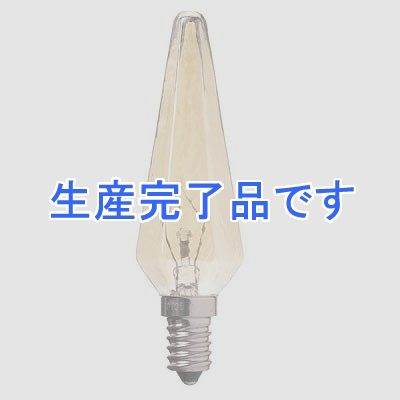 YAZAWA(ヤザワ) 【生産終了】■【在庫限り特価品!】クリスタルランプ E14 40W ゴールド  CR321440GD