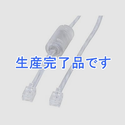 サンワサプライ フェライトコア付シールドツイストモジュラー(5m)  TEL-FST-5S