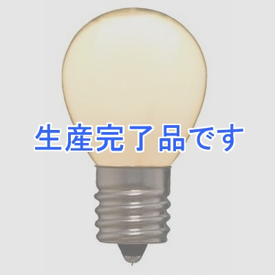 YAZAWA(ヤザワ) 【生産終了】S35形LEDランプ電球色E17ホワイト  LDA1LG35E17W