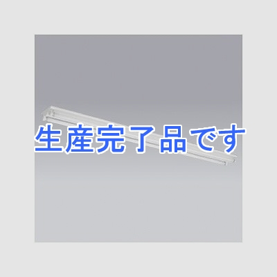 三菱 蛍光灯ベースライト 逆富士タイプ 簡易連結具付 FHF86形×2灯(蛍光灯別売)  YV8022F1PN