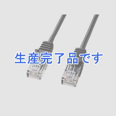 サンワサプライ カテゴリ5e単線LANケーブル(ブラック・1m) ×5本セット  LKB5T-01BK-5SET