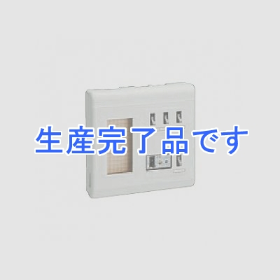 未来工業 【お買い得品 10個セット】ミライパネルMPH型 高性能住宅用分電盤 単相二線式リミッタースペース 2P30AOC付漏電しゃ断器 露出・半埋込み兼用 回路数2+スペース数2  MPH4-202K_10set