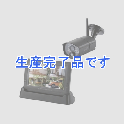 日本アンテナ HDワイヤレスセキュリティーカメラ 充電式モニターセット《ドコでもeye Security》  SC03ST