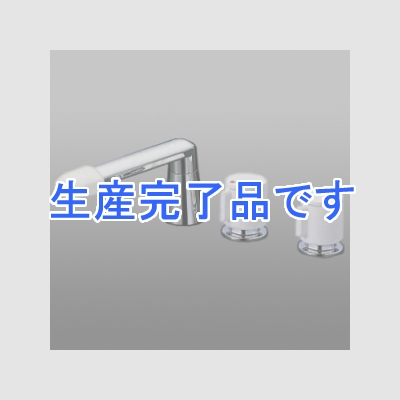 KVK(ケーブイケー) バス用埋込2ハンドル混合栓 ユニオン接続 固定こま仕様 一般地・寒冷地共通  KM87GTL