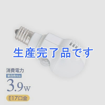 アイリスオーヤマ 【生産完了】LED電球人感センサー付きタイプ小型電球タイプ  LDA4NHE17SH