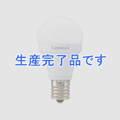 ルミナス LED電球 小型電球型 広配光タイプ 昼白色 40W形相当 全光束462lm E17口金  LDAS40N-GM