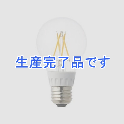 ルミナス 【ケース販売特価 6個セット】LED電球 クリア球タイプ 広配光タイプ 電球色 60W形相当 全光束843lm E26口金  LDOA60L-GC_set