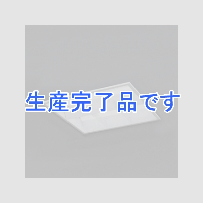 オーデリック LEDスクエアベースライト FHP32W×4灯相当 5536lm 電球色タイプ 3000K  XD266048P1