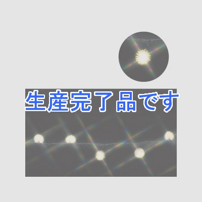 ジェフコム LEDストリング ポンポン型 10m (電球色/電球色)  SJ-E05PN-10LL