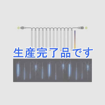 ジェフコム LEDフォール 中(62cmタイプ 12本1組) 青色  SJ-E0960-B