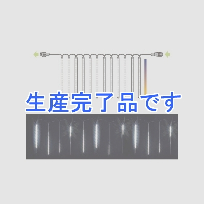 ジェフコム LEDフォール 中(62cmタイプ 12本1組) 白色  SJ-E0960-W