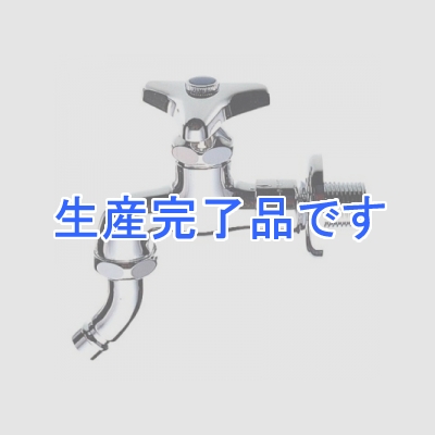 三栄水栓製作所 【生産完了】洗濯機用送り座水栓 全長:124mm 呼び:13  Y113-13