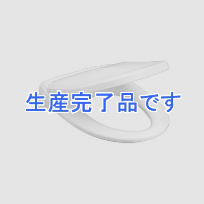 三栄水栓製作所 【生産終了品】前丸暖房便座 8時間切タイマー機能・ソフト閉止機能付 幅:403mm 奥行:453～483mm ホワイト  PW9041-W