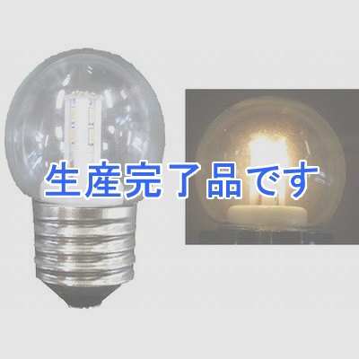 YAZAWA(ヤザワ) 【生産終了】G40ボール形LEDランプ電球色E26クリア  LDG1LG402