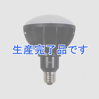 日動工業 LED電球《エコビック》 バラストレス水銀灯500W相当 電球色 全光束6650lm E39口金 本体黒色  L50W-E39-WBK-30K-N