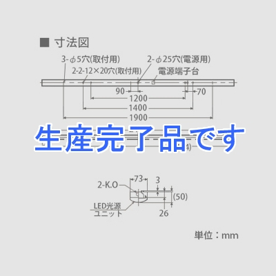 日立 【お買い得品 2台セット】交換形LEDベース器具《スマートユニット》 110形 直付形 トラフ形 W73×L2440mm 14000lmタイプ FHF86形2灯器具相当 昼光色 連続調光・固定出力兼用  [PC8A]+[CE814DC-X24A]_2set